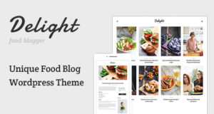 Freude – Food Blog WordPress Vorlage