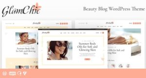 GlamChic | Beauty Blog & Online Magazin WordPress Layout