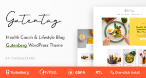 GutenTag – 100% Gutenberg Blog WordPress Layout