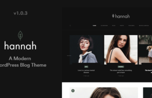 Hannah – Ein modernes WordPress-Blog-Thema