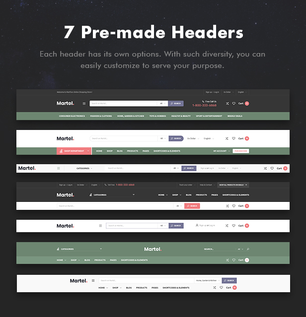 Martel - Moderner eCommerce Marktplatz WordPress Theme - 5