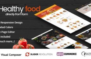 HealthyFood – Mehrzweck-WooCommerce-Template (RTL-Unterstützung)