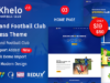 Khelo – Fußball & Fußball Club WordPress Template