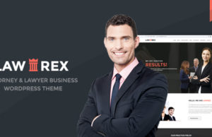 Lawrex – Rechtsanwalt & Rechtsanwalt Business WordPress Layout