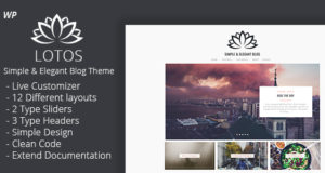 Lotos – Einfaches Blog-Thema
