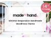 MadebyHand - Minimales handgemachtes eCommerce WordPress Template