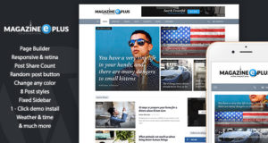 MagazinePlus – WordPress Premium Template für Nachrichten / Magazine / Zeitungen