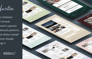 Martin – Leistungsstarkes und flexibles WordPress-Blog-Vorlage
