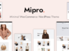 Mipro - Minimales WooCommerce WordPress Layout