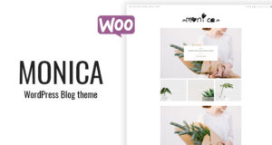 Monica – Persönliches & Shop WordPress Blog Vorlage