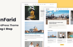 Munfarid – Ein WordPress-Layout für Blog & Shop