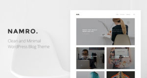 Namro – Sauberes und minimales WordPress-Blog-Vorlage