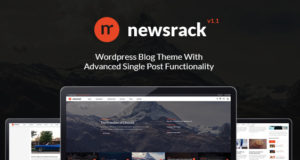 Newsrack - Responsive WordPress-Blog-Vorlage mit unendlicher Last