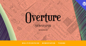 Ouvertüre – WordPress Magazine News Layout