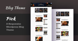 Pick – Ein responsives WordPress Blog Vorlage