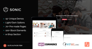 Sonic - Responsive & Mehrzweck-WordPress-Vorlage