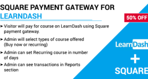 Square Payment Gateway für LearnDash