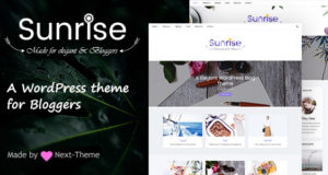 Sunrise – Ein elegantes WordPress-Blog-Layout