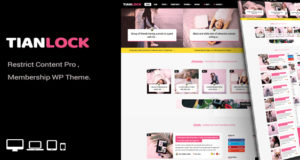TianLock WP – Beschränken Sie das WordPress-Vorlage für Content Pro / Mitgliedschaft