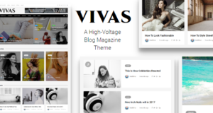 VIVAS Blog Magazine Zeitung WordPress Layout mit Visual Composer