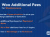 Woo zusätzliche Gebühren