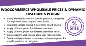WooCommerce Großhandelspreise & Dynamic Discounts Plugin