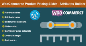 WooCommerce Product Pricing Slider – Attributes Builder