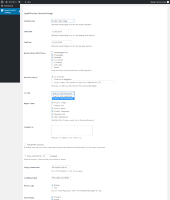 WooCommerce Trending Products Widgets und Popups