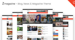 Zmagazine – Blog, News & Magazine Layout