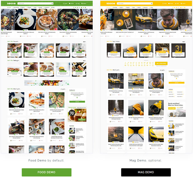 Boodo WP - Lebensmittel- und Zeitschriftengeschäft WordPress Theme - 1
