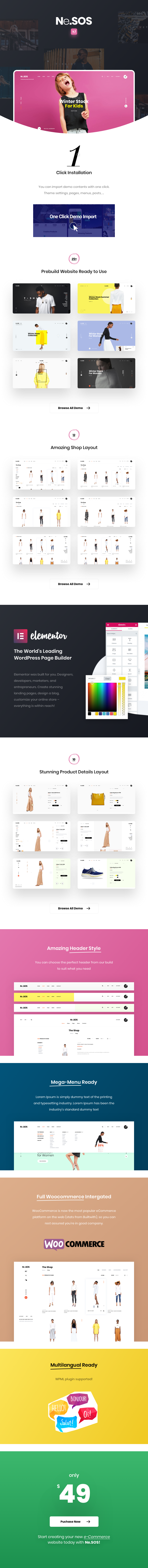 Mehrzweck WooCommerce WordPress Theme