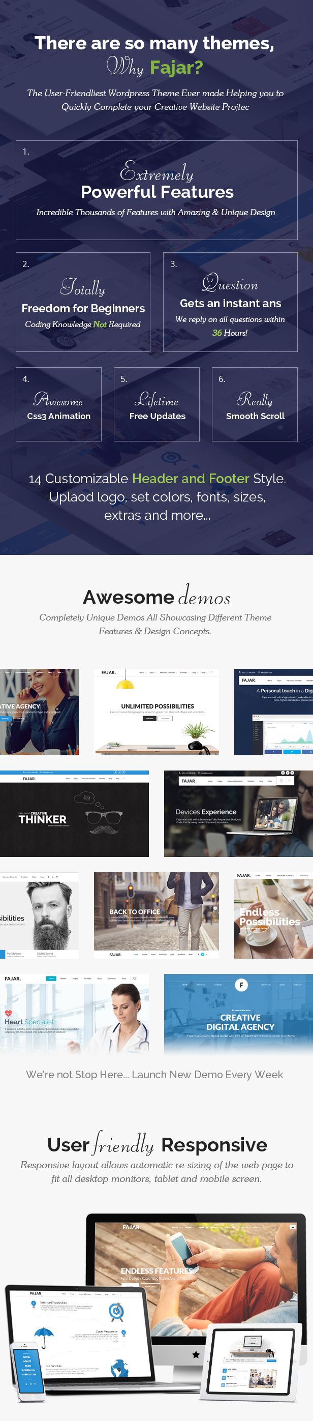 Fajar - Kreatives Mehrzweck-WordPress-Theme - 5