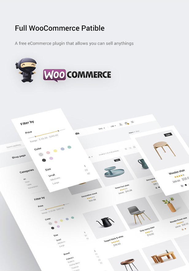 Helendo WooCommerce WordPress-Theme für Möbel