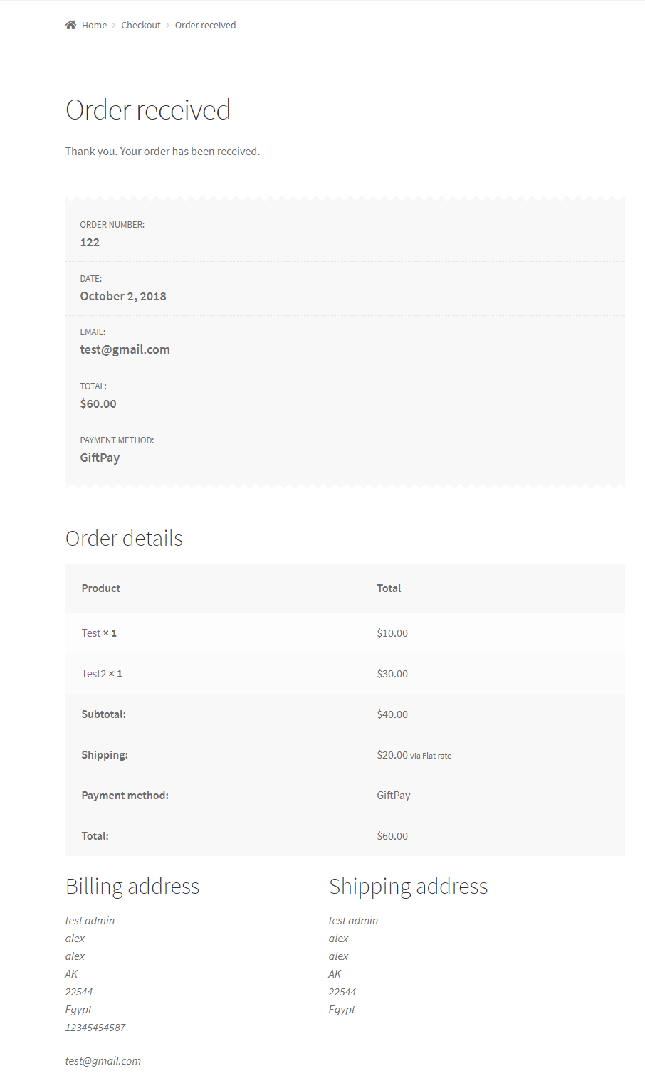 GiftPay.io Payment Gateway für WooCommerce - 9