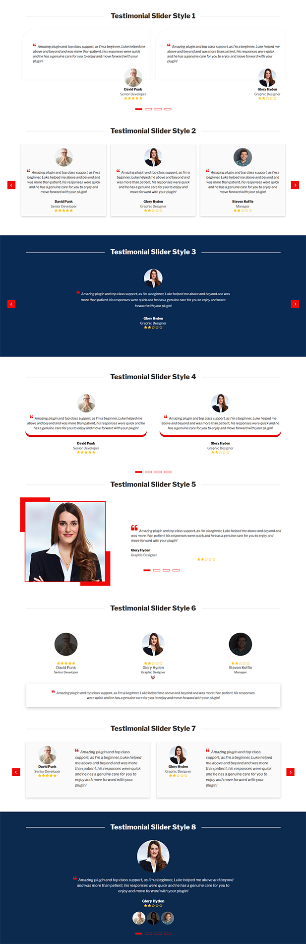 CL Testimonial - Testimonial-Add-On für Visual Composer