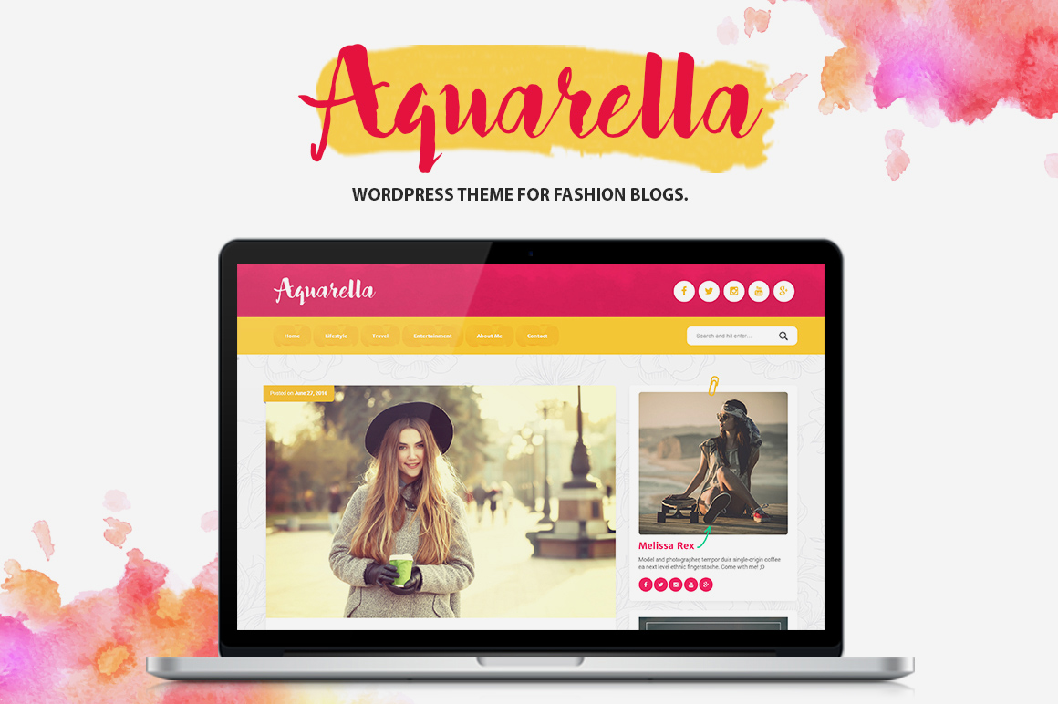 Aquarella - Lifestyle-Thema für digitale Influencer, Blogger und Reisende - 1