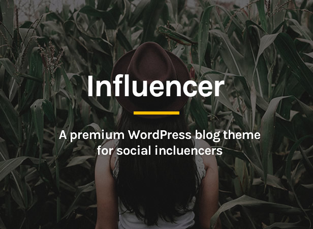 Influencer - Magazin & Blog WordPress Theme - 1