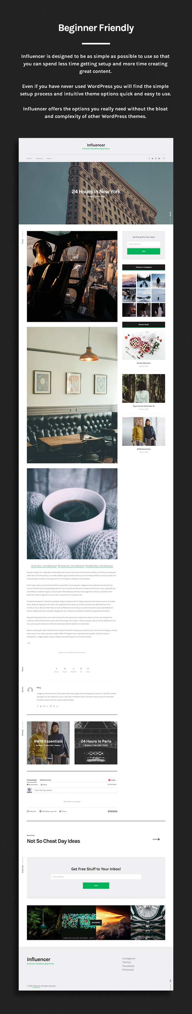 Influencer - Magazin & Blog WordPress Theme - 4
