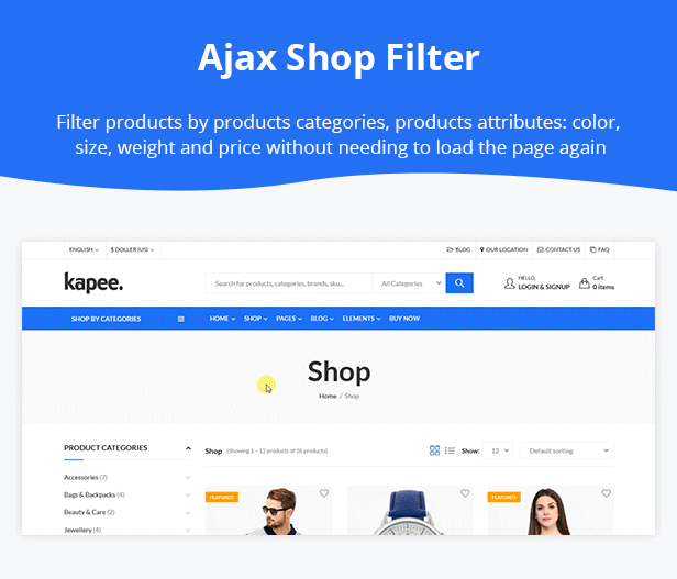 Kapee - Modegeschäft WooCommerce Theme 8