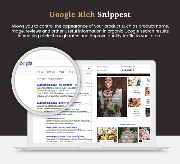 Reaktionsschneller WooCommerce WordPress Theme Shortcode