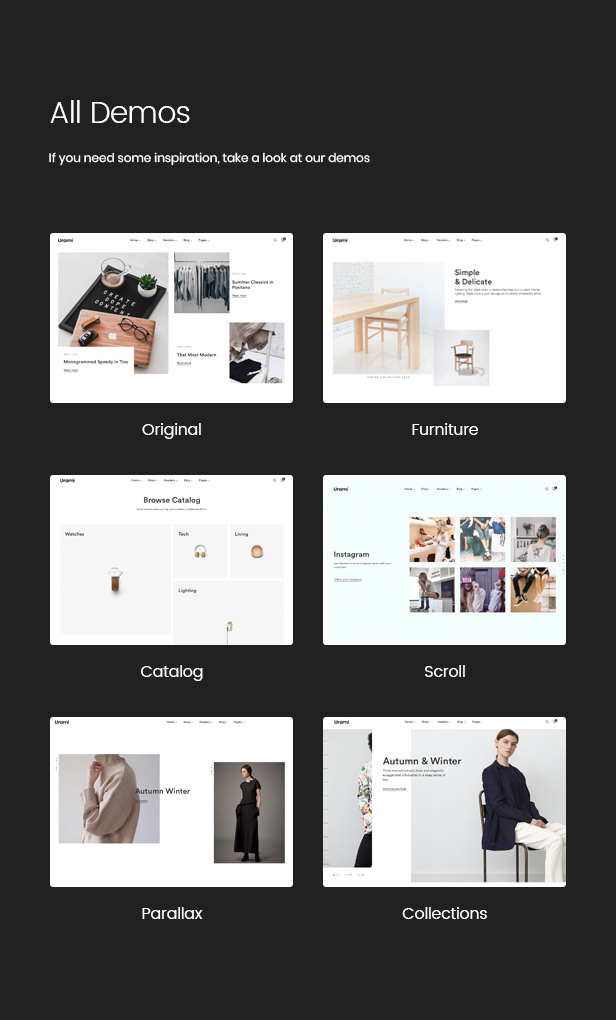Urami WP - Modernes minimalistisches WooCommerce-Thema - 4