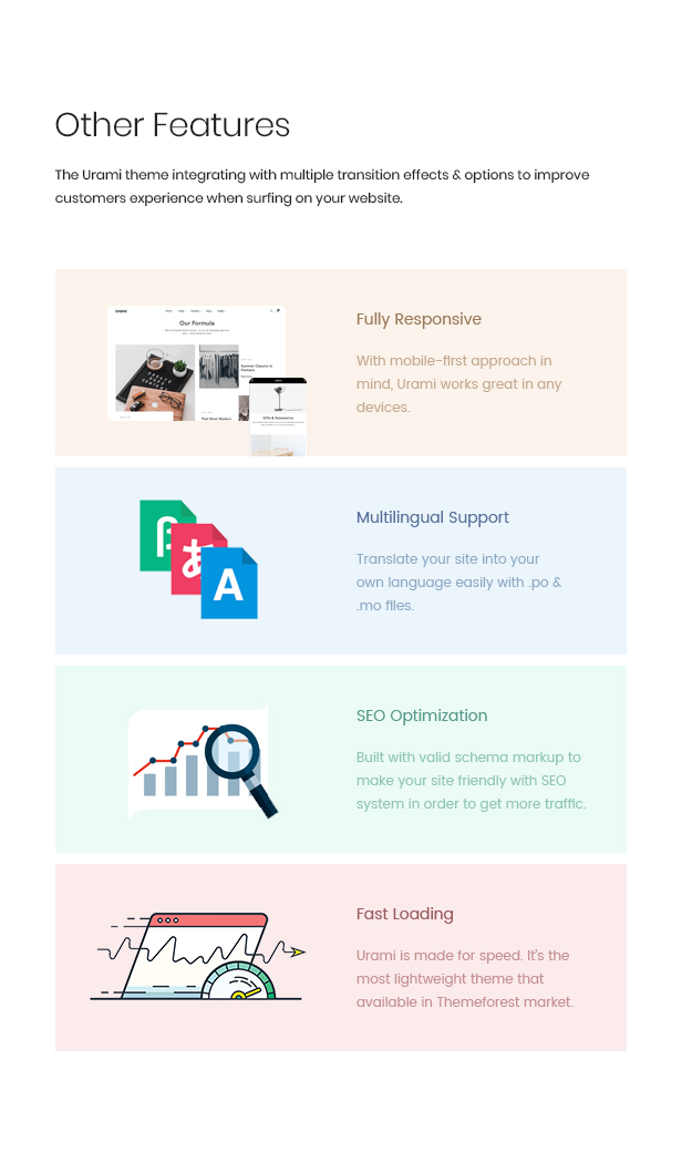 Urami WP - Modern minimalistisches WooCommerce Thema - 11