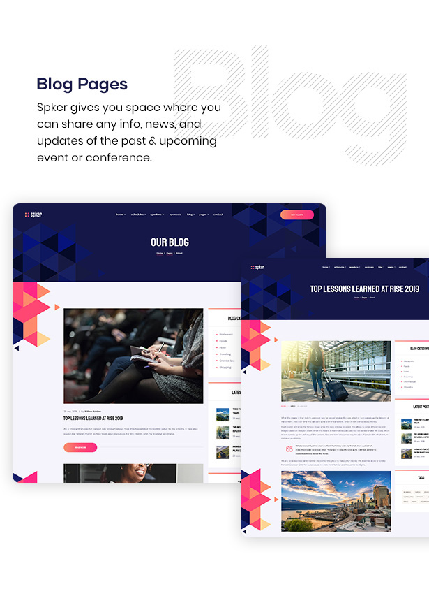 Spker - Konferenz & Event WordPress Theme