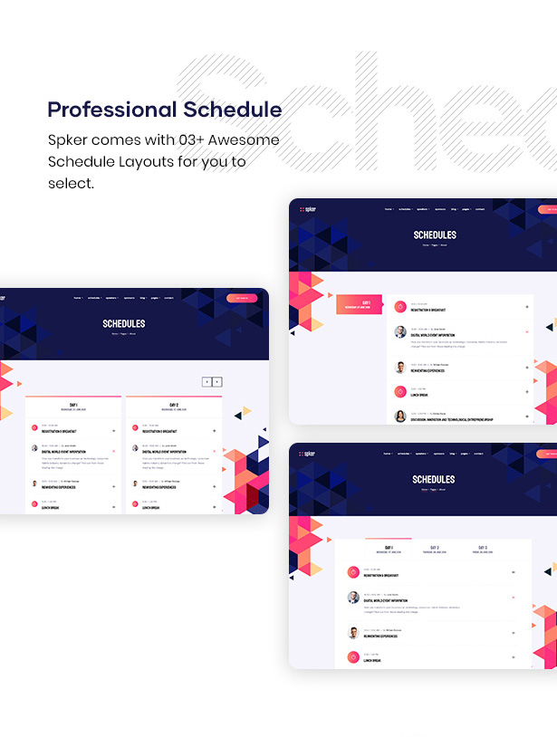 Spker - Konferenz & Event WordPress Theme