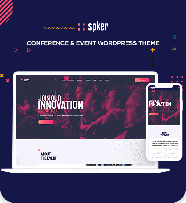 Spker - Konferenz & Event WordPress Theme