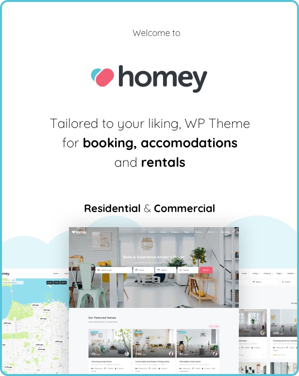 Homey - Buchung und Vermietung WordPress Theme - 4