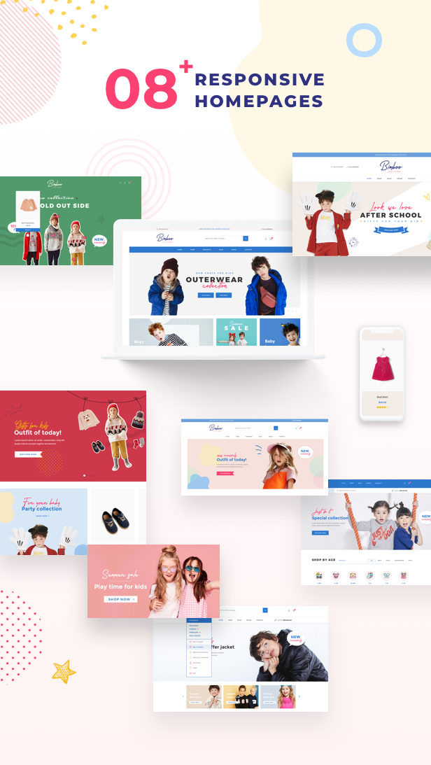 Bimboo - Kid Elementor WooCommerce WordPress Theme - 5