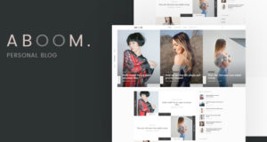 Aboom – Persönliches Blog-WordPress-Template