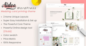 Aidoo – Hochzeitskarte WooCommerce Template