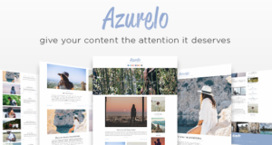 Azurelo, ein Responsive Blog Layout